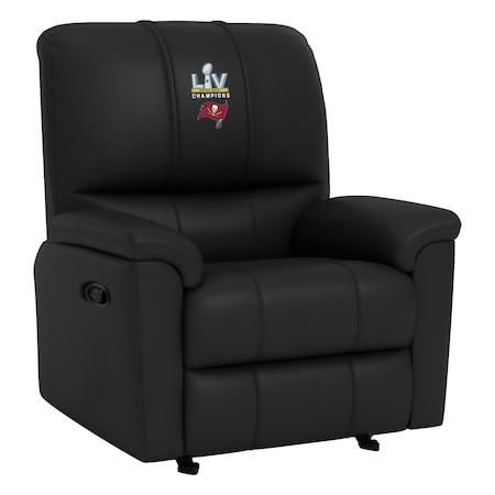 Dreamseat Tampa Bay Buccaneers Primary Super Bowl LV Logo Rocker Recliner XZ52031CDRRBLK-PSNFL21048